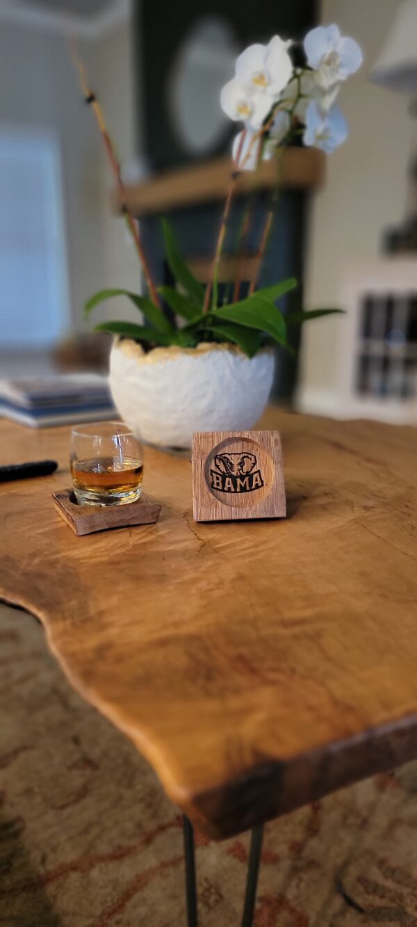 Barrel Stave Coasters (Set of Four) - Image 3